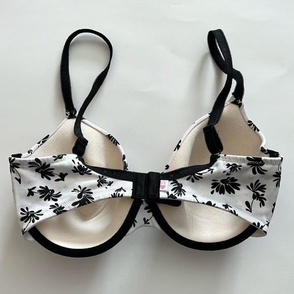 Victoria's Secret Black and White Floral Bra - Picture 2 of 6